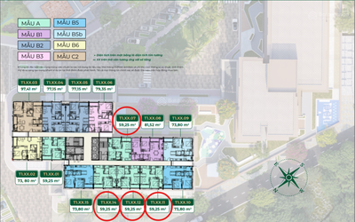 GH căn đẹp 60m2 tháp T1, CK 6% 11%, giá từ 3,9 tỷ, TT 18 tháng, Trellia Cove Mizuki