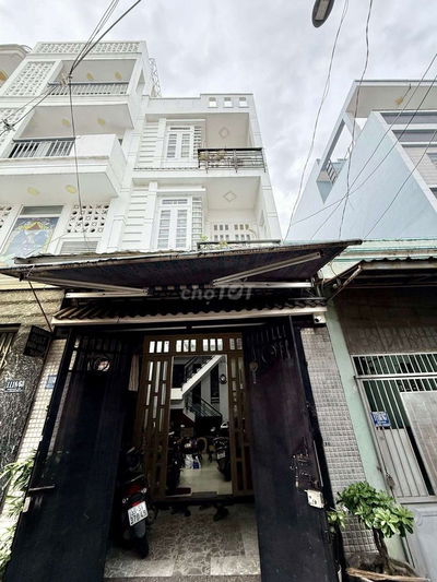 Nhà đẹp 3 tầng,hẻm ôtô 4m thông Đ.Nguễn Văn Quá,giáp Gò Vấp
