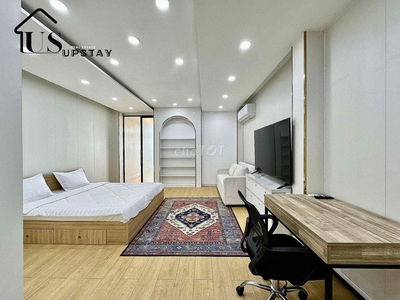 Cho Thuê Căn 1PN new 100% - Hầm xe - Thang Máy - Ngay Cầu Bông Giáp Q1