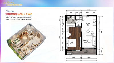 Chính chủ cần bán nhanh căn hộ Fiato Airport City GC.06.02