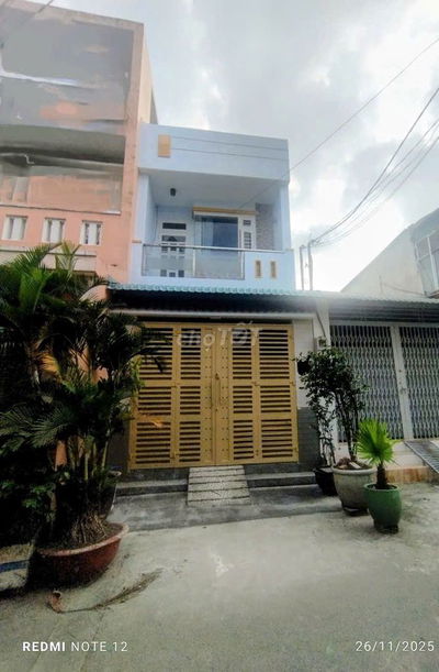 Nhà hẻm xe hơi + 114m2 + 3phong ngủ + 3WC + Hương Lộ 2 + Bình Tân