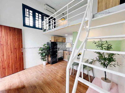 CHO THUÊ PHÒNG DUPLEX FULL NỘI THẤT CÓ BANCOL THOÁNG MÁT Ở BÌNH THÀNH