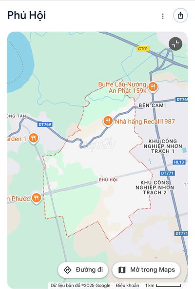 BÁN NHANH 656m2 ĐẤT VỊ TRÍ ĐẸP, MĂT TIỀN HUYÊN NHƠN TRẠCH-CHỈ 22 TỶ