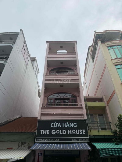 CHO THUÊ NHÀ MẶT TIỀN NGUYÊN CĂN KÝ HOÀ Q5 4*25