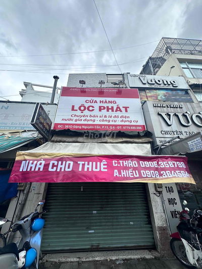 Cho Thuê Nhà Mặt Tiền Nguyên Căn - 361D Đặng Nguyên Cẩn Q.6