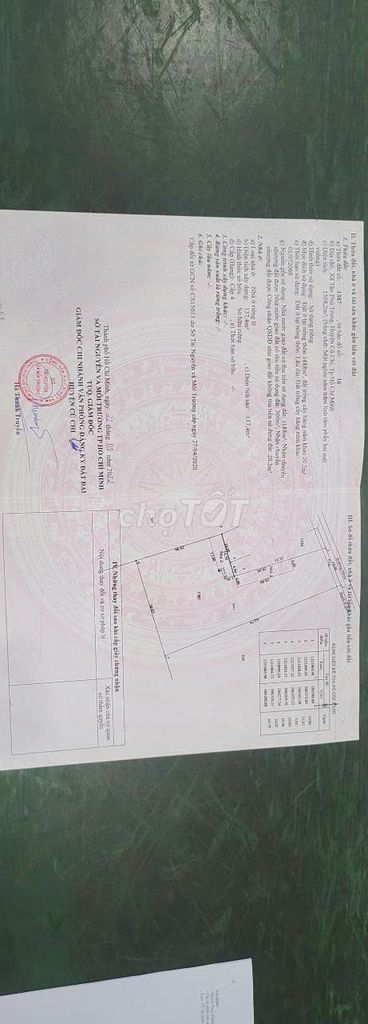 chính chủ cẩn bán đất Củ Chi