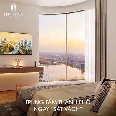 Căn hộ 2PN view sông P2.16-12 dự á Peninsula Đà Nẵng
