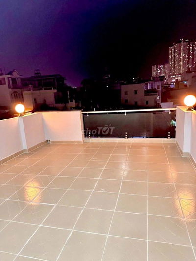 🔥 NHÀ MỚI 100% - 4 TẦNG SÂN THƯỢNG - HẺM 5M XE HƠI ĐỖ CỬA