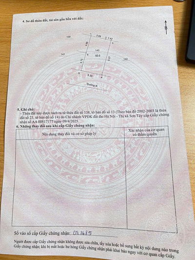 50M2 TUYẾN 2 QUỐC LỘ 21 RẺ HƠN XUNG QUANH 4-5 GIÁ