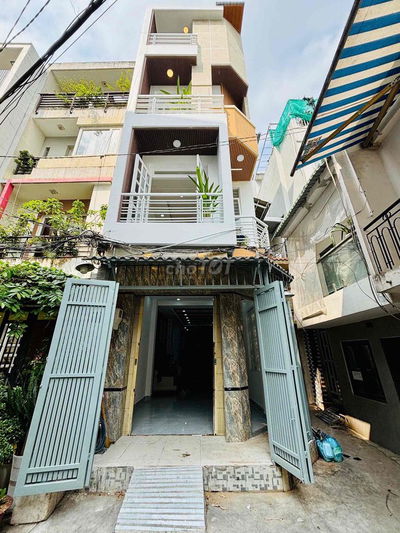 Nhà mới 4x16m 1 trệt 3 lầu st 4PN 5WC HXH Phú Thọ Hoà - Tân Phú