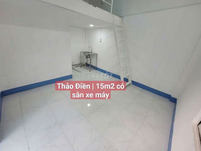 Phòng trọ+gác THẢO ĐIỀN đường 60 | có sân xe máy, cửa sổ
thoáng