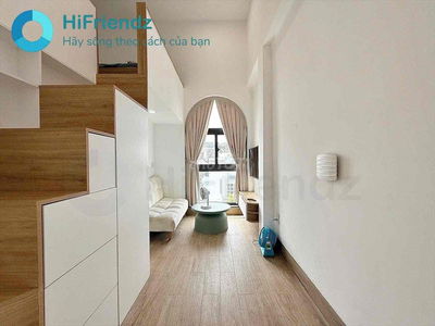 CHO THUÊ CĂN DUPLEX FULL NỘI THẤT SIÊU XINH NGAY HÀNG XANH GẦN Q1