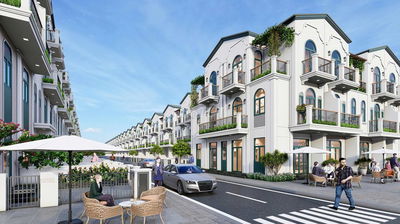 SHOPHOUSE 4 TẦNG MẶT TIỀN LÊ LỢI -TP MỚI BÌNH DƯƠNG