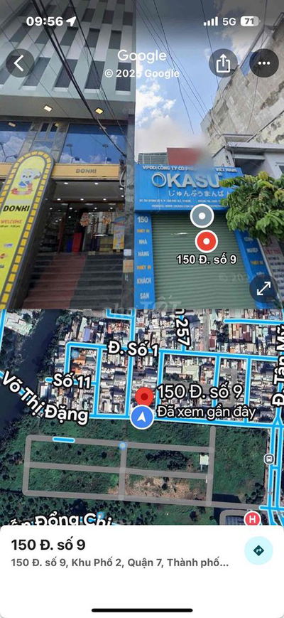 Nhà mặt tiền kinh doanh đường số 9 ( võ thị đặng ) ngay chợ tân mỹ !