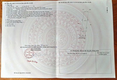 265m2 ngang 7met, hướng Nam, ở Bình Đông, thị Xã Gò Công