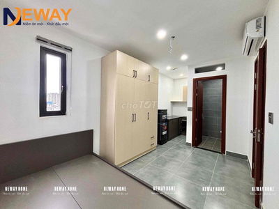 Studio cao cấp mới xây thang máy, cửa sổ trời, Free Gym, Cafe