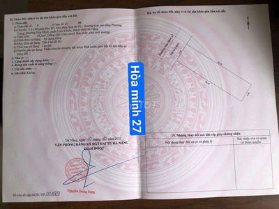 💥 Bán lô đất Hoà Minh  27 - Khu B phương trang
