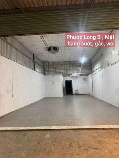Mặt bằng + gác mặt tiền LIÊN PHƯỜNG gần Đỗ Xuân Hợp | trống suốt-wc