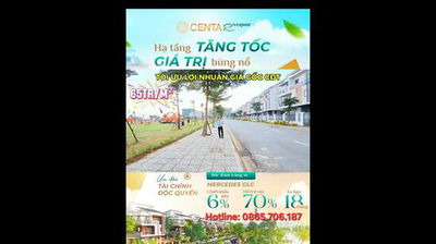 Chỉ 5 tỷ(30%) Sở hữu Biệt thự VIP Giá Gốc KĐT CENTA RIVERSIDE ngay Cạnh Long biên. LS 0%, CK cao.