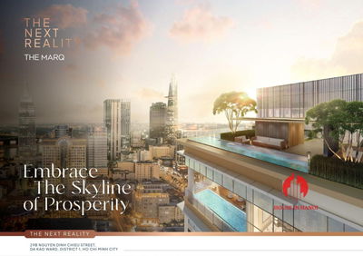 Bán căn 4PN thang máy riêng trần cao 6.9m tại The Marq