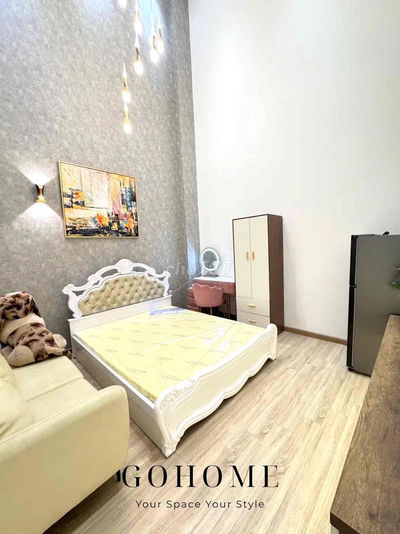 cho thuê 1 phòng ngủ riêng biệt + 1 phòng khách riêng biệt