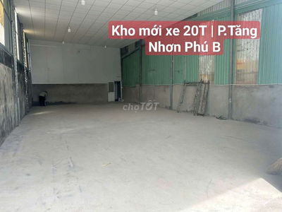 Kho xe 20T, kho mới có trần thạch, đường xe lớn, điện 3 pha
