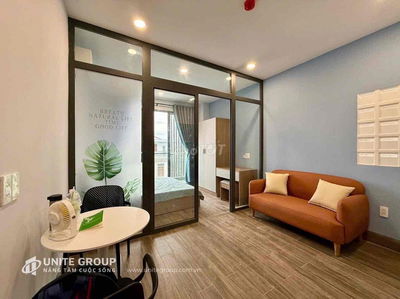 CHO THUÊ CĂN HỘ 1PN BAN CÔNG TẠI BÌNH THẠNH GẦN BÀ CHIỂU, GIÁP Q1