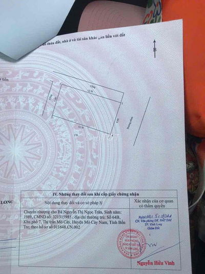 Nhận CC, NHÀ  CẤP 3 MỘT TRỆT 1 LẦU- KDC PHƯỜNG TÂN NGÃI, TP VĨNH LONG