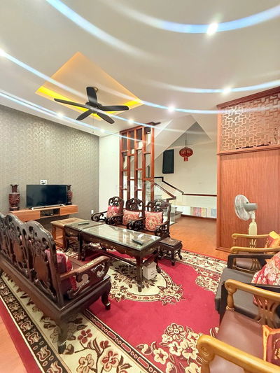 BÁN NHÀ 3 TẦNG FULL NỘI THẤT MẶT TIỀN ĐẮT ĐỊA KHU PHỐ TÂY AN THƯỢNG