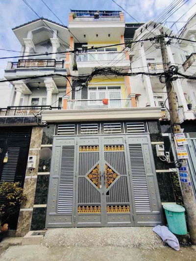 Nhà phố 4 tầng. đường 5m. Hiệp Thành 13 - Quận 12.