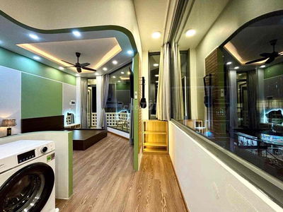 1 PHÒNG NGỦ FULL NỘI THẤT MÁY GIẶT RIÊNG NGAY NGUYỄN VĂN QUÁ -CHỢ CẦU