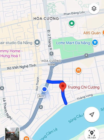 Bán nhà 2MT trước và sau Trương Chí Cương, ngay phố đi bộ Hải Châu