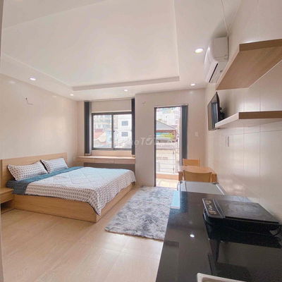 Cho thuê căn hộ full NT ban công quận 1 gần Chợ Bến Thành cầu Ông Lãnh