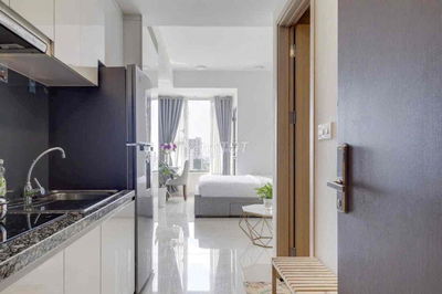 Thuê ngay studio 35m2 tại Lê Trực gần chợ Bà Chiểu gần Q1