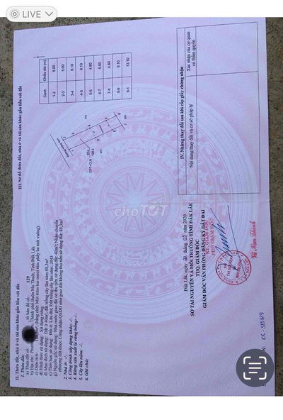 Bán đất ở diện tích 128m2, thổ cư 40m2