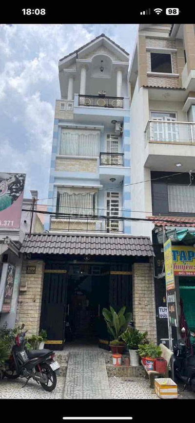 Cho thuê nhà mặt tiền 100 đường số 14 gần lê văn quới