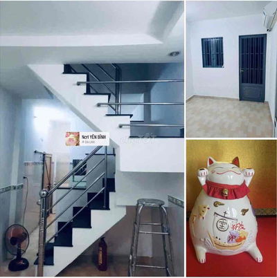 NHÀ 1 TRỆT 2 LẦU 3P. NGỦ, CÓ MÁY LẠNH, MÁY GIẶT ở gd 4-5ng OK