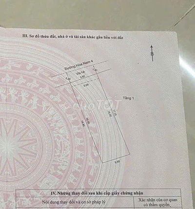 Bán nhà cấp 4 MT Hoà Nam 4 -gần bến xe sát Nguyễn Huy Tưởng Liên Chiểu