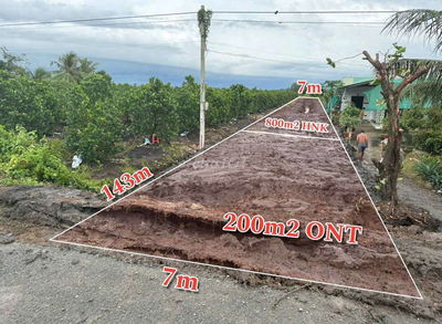 MẶT TIỀN ĐT818 : 1000mv CÓ 200 THỔ CƯ, THỦ THỪA LONG AN