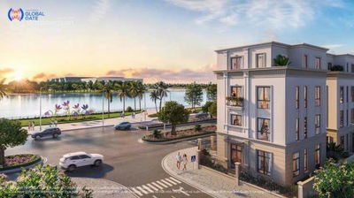 Biệt thự đơn lập góc vip nhất mặt hồ - hàng độc bản tại Vinhomes Global Gate Cổ Loa