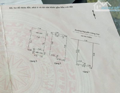 BÁN NHÀ MT KINH DOANH SẦM UẤT NGUYỄN CÔNG TRỨ - TRỤC 10M5 THÔNG BIỂN THÔNG SÔNG - GẦN TTTC