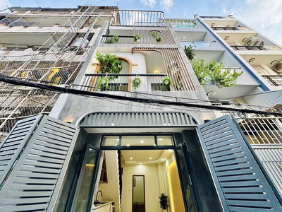 NHÀ MỚI 3 TẦNG- 5 CĂN HỘ FULL NỘI THẤT- HẺM 4M THÔNG