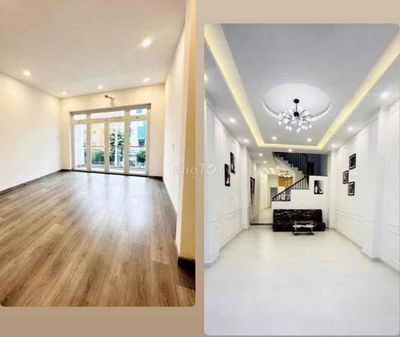 NHÀ RỘNG MỚI, 1 TRỆT 2 LẦU, 3P. NGỦ, SÂN ĐỂ XE, ở và Làm việc Ok