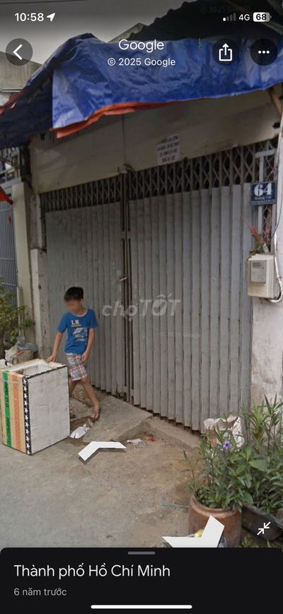 CHO THUÊ NHÀ NGUYÊN CĂN 64m2, Bình Hưng Hoà, Bình Tân