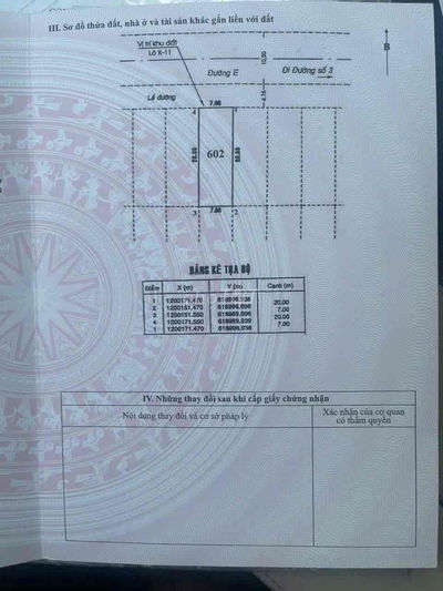 Đất 7x20 mặt tiền đường 8A, Long Bình, Q9 cũ, TPHCM, Cạnh Vinhome