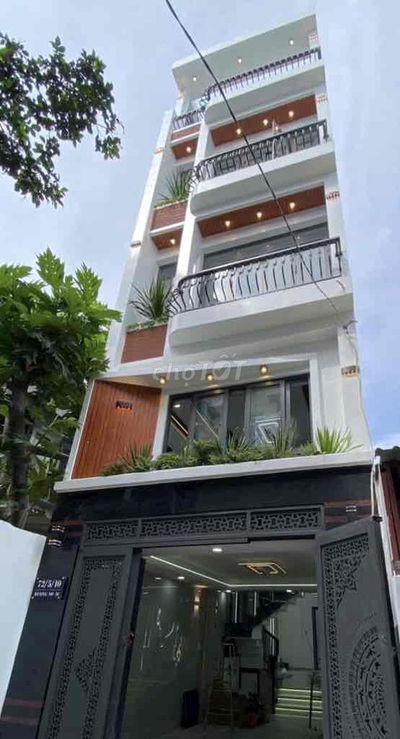 Nhà Mới 5 Tầng 56 m2 , Hẻm Xe Hơi