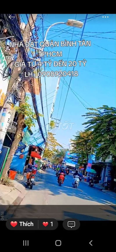 NHÀ ĐƯỜNG GÒ XOÀI - MẶT TIỀN KINH DOANH BÌNH TÂN (4 X 13) CHỈ 7,85 TỶ