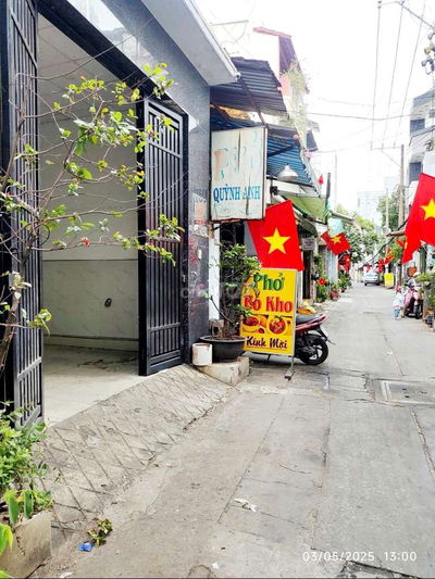 BÁN ĐẤT NỞ HẬU 168M² – TRỊNH ĐÌNH TRỌNG.TÂN PHÚ–SÁT KÊNH TÂN HÓA–6*28