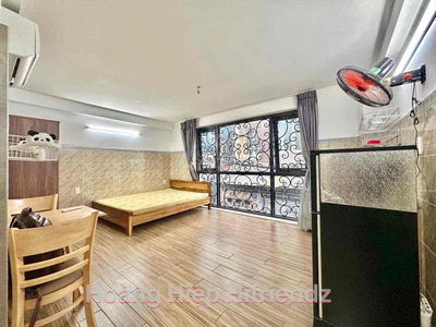 STUDIO CỬA SỔ SIÊU RỘNG FULL NỘI THẤT GẦN CHỢ THẠCH ĐÀ