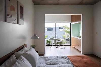 🔺CĂN HỘ STUDIO TÁCH BẾP BALCONY , 40M2 - FULL NT , NGAY CẦU THỦ THIÊM